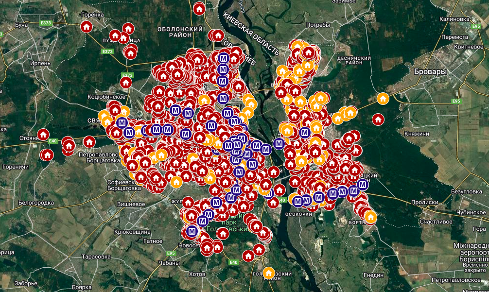 Де ховатися від ворожих атак: карта бомбосховищ столиці