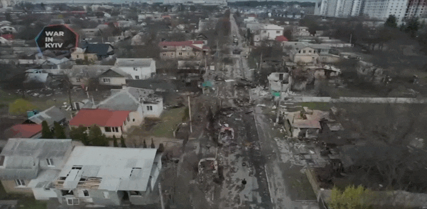 War Close. Destruction of Kyiv region in 360° with circular panoramas